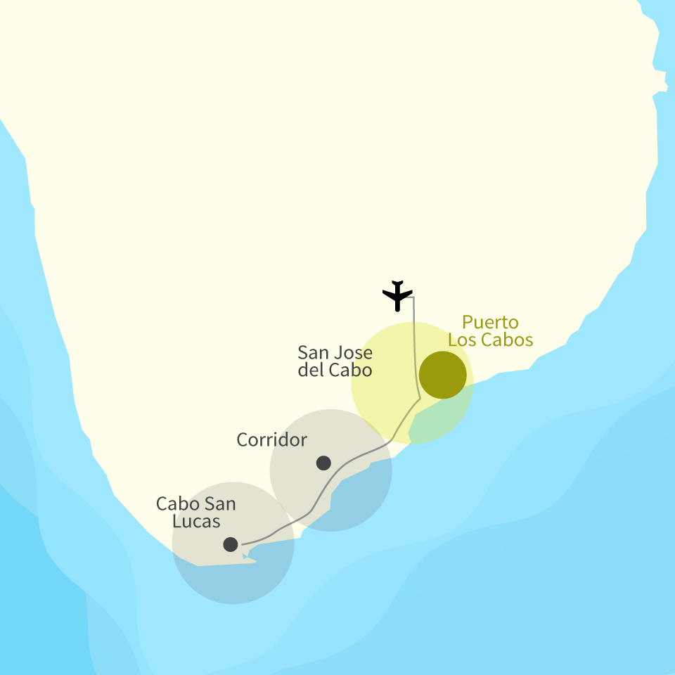 Map Puerto Los Cabos